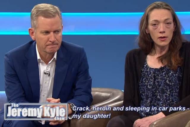 Former Melton drug addict Kristie Bishop appearing on The Jeremy Kyle Show EMN-190218-172131001
