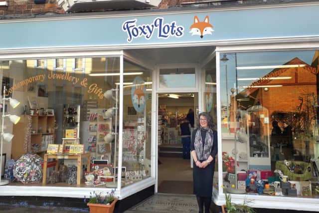 Kim Baker outside Foxy Lots in Melton.