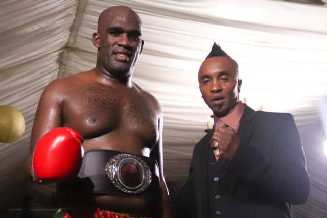Nathan Donovan landed the Midlands heavyweight belt after a hard-working performance over five rounds Michaela Kerleheva. Picture courtesy of Dreamcapture Photography. EMN-190226-171939002