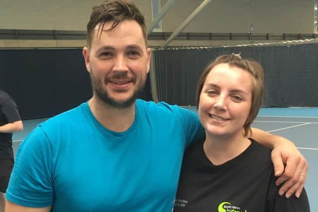 Melton's Beth Lowe with Marcus Willis EMN-190503-181812002