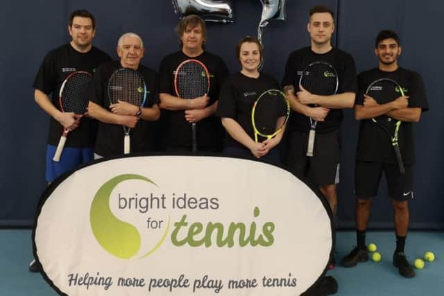 The Melton Mowbray Club team at the 24-hour tennis marathon EMN-190503-181822002