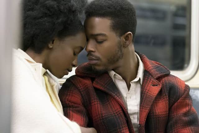 KiKi Layne as Tish Rivers and Stephan James as Fonny Hunt PHOTO: PA Photo/Annapurna Releasing, LLC/Tatum Mangus