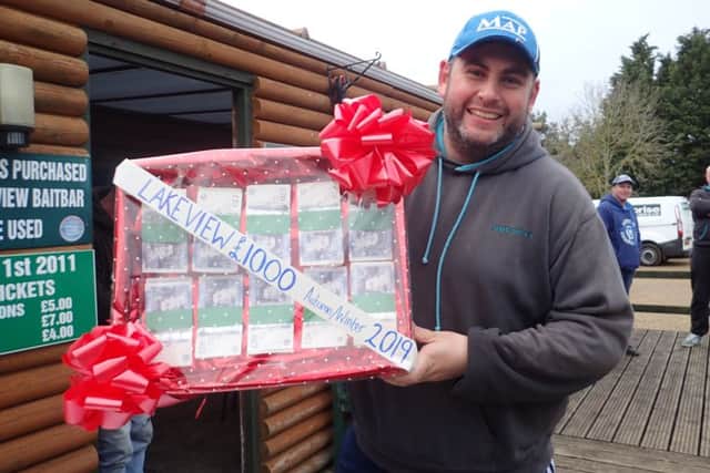Ben Checkley with his grand prize EMN-190603-170901002