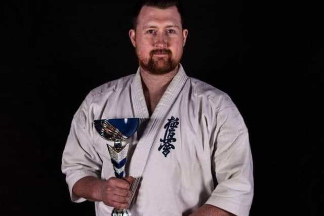 Chris McAllister won Scottish Open gold in the novice heavyweight category EMN-190703-121814002