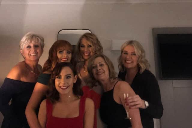 Debbie Dziura, Kayleigh parker, Kate Watkin, Allison Andalo, Rachel Robinson and, front row, Sarah Haines.