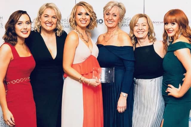 From left, Sarah Haines, Rachel Robinson Kate Watkin, Debbie Dziura, Alison Andalo and Kayleigh Parker.
