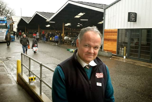 Hugh Brown (right), CEO of Melton Mowbray Market and founder of its operator Gillstream Market EMN-191203-163408001