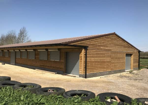 The exterior of the new Melton Scout hut building at Holwell Pastures EMN-190318-121006001