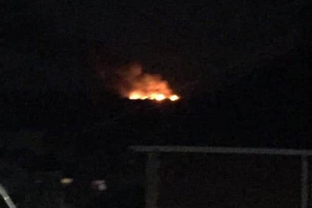 A blaze on Sandy Lane, Melton, which destroyed six caravans EMN-190319-091705001