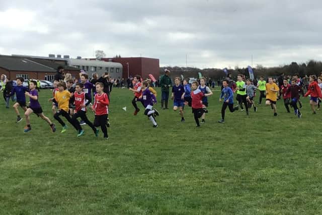 A total of 237 pupils raced at the area schools cross country championships EMN-190319-131430002