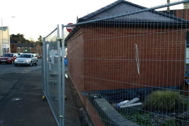 The new toilet block being built in Wilton Road, Melton, which will now be open on Monday EMN-190320-112331001