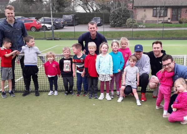 Hamilton TC juniors get ready for the open day with an early practice session EMN-190326-192138002