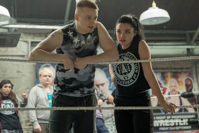 Jack Lowden as Zak Knight and Florence Pugh as Paige Knight PHOTO: PA Photo/Metro-Goldwyn-Mayer Pictures Inc./Robert Viglasky