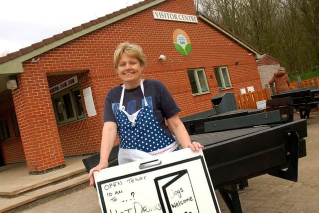 Volunteer Sue Frost is one of the people running the cafe for Melton Space at the country park EMN-190327-133709001
