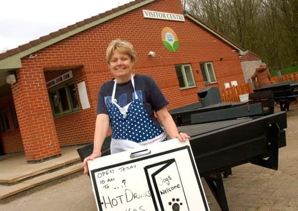 Volunteer Sue Frost is one of the people running the cafe for Melton Space at the country park EMN-190327-133709001