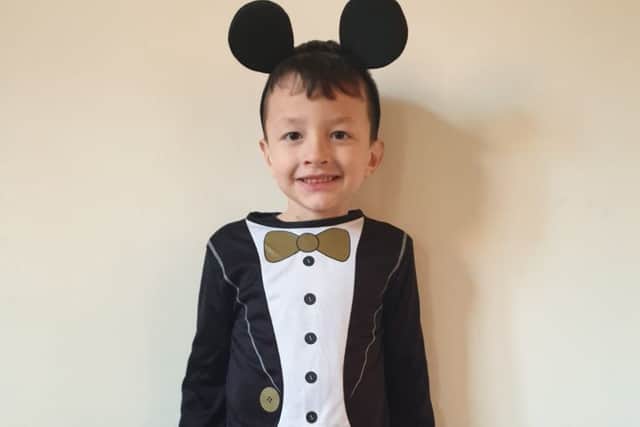Cody Jones, aged 5, as Mickey Mouse PHOTO: Supplied