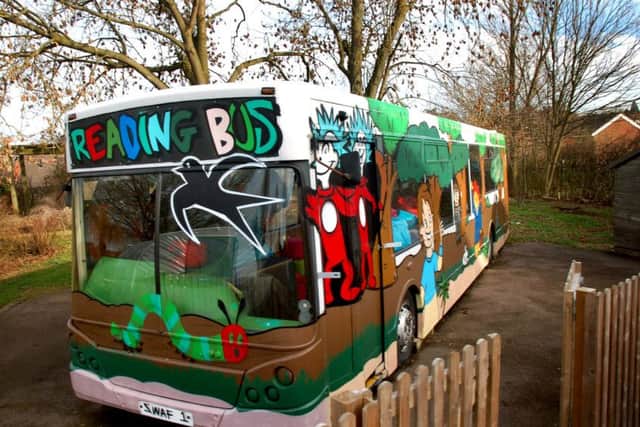 The Swallowdale reading bus in all its glory PHOTO: Tim Williams