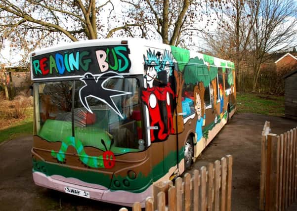 The Swallowdale reading bus in all its glory PHOTO: Tim Williams