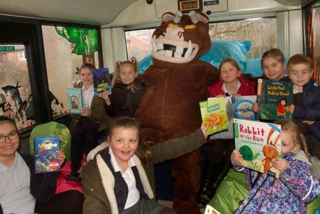 Gruffalo kicks back with the children PHOTO: Tim Williams