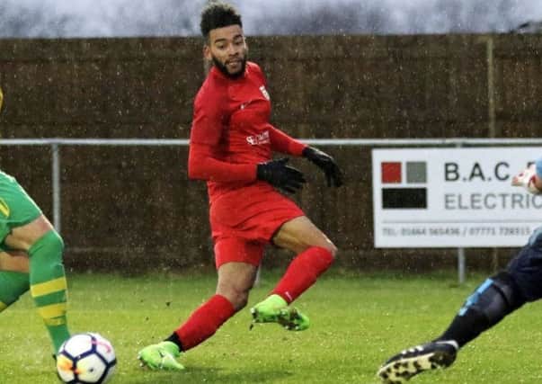 Former Lincoln City striker Nathan Arnold fashioned Towns best chances, but the Nomads resolute defence once again denied Melton EMN-190304-101944002