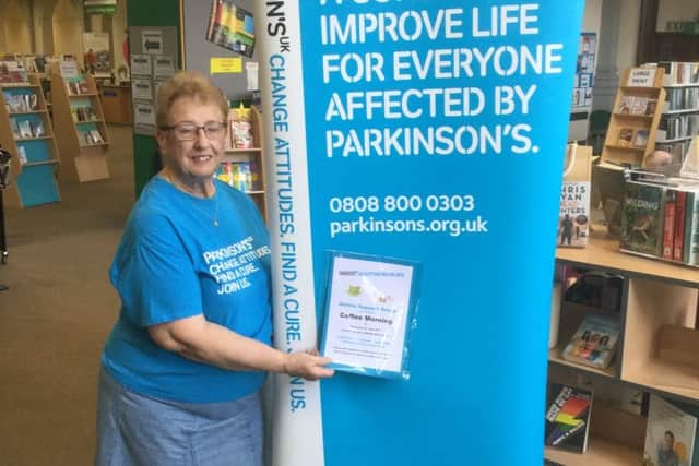 Hilary Jones, a prominent member of the Melton Parkinson's Support Group promoting the coffee morning PHOTO: Supplied