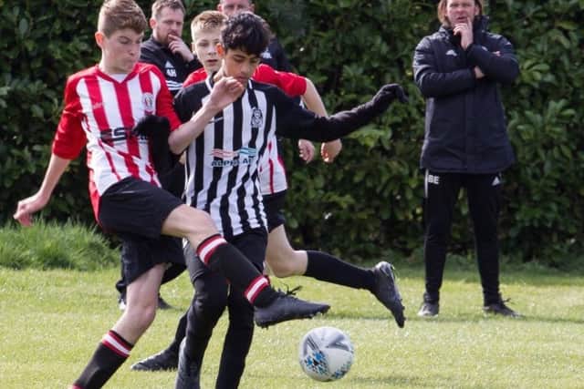 Action from Mowbray's top-of-the-table win over Thurmaston EMN-190204-173151002