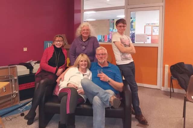 The cast of 'Wind of Change' from left: Tracey Dene Powell, Rosemary Gibson, Anthea Hardstaff, Gus Sparrow and Philip Wilson PHOTO: Supplied