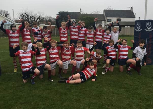 The combined Melton RFC and Stoneygate RFC under 13s squad EMN-191004-110824002