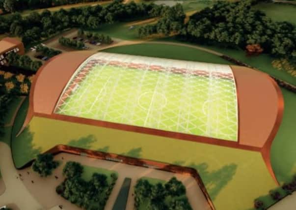 An artist's impression of the indoor pitch at Leicester City FC's new training ground near Seagrave EMN-190304-171603001