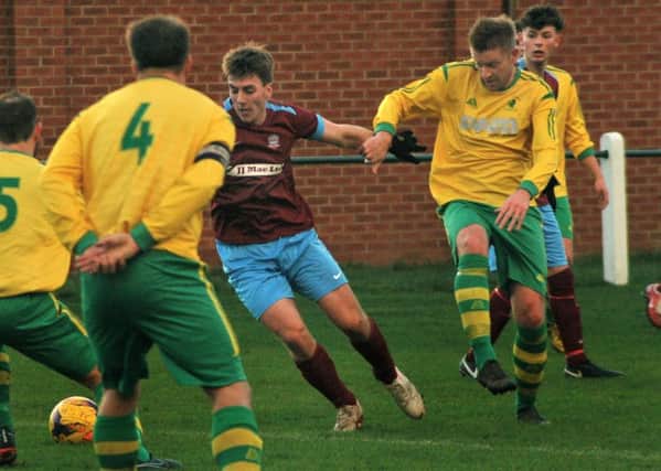 Michael Stevenson supplied the corners for both Peberdy goals EMN-190416-112551002