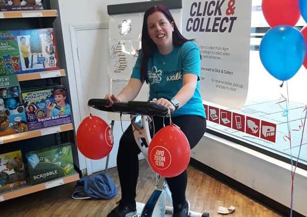 Argos worker Danielle Popple in the saddle PHOTO: Supplied
