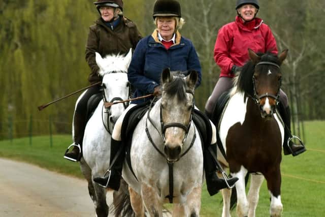 Enjoying a ride through the Belvoir Estate grounds PHOTO: Tim Williams
