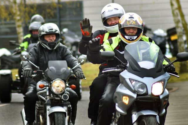 The annual motorcycle Easter egg run visits Melton's Birch Wood Area Special School for the first time EMN-190416-103721001