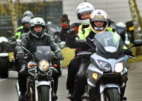 The annual motorcycle Easter egg run visits Melton's Birch Wood Area Special School for the first time EMN-190416-103721001