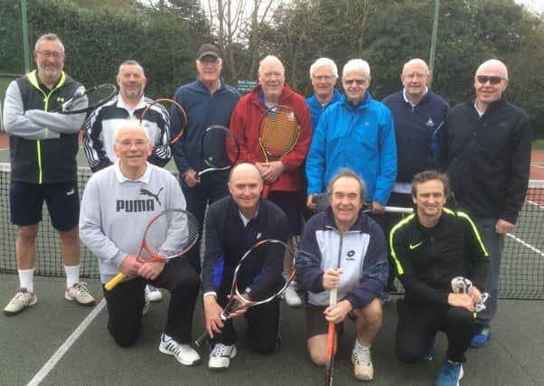 Hamilton Tennis Club with Oakham before their pre-season friendly EMN-190416-192447002
