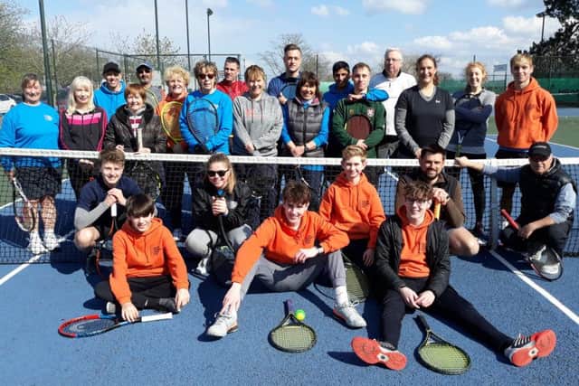 Melton Mowbray Tennis Club's Open Day senior session EMN-190416-190511002