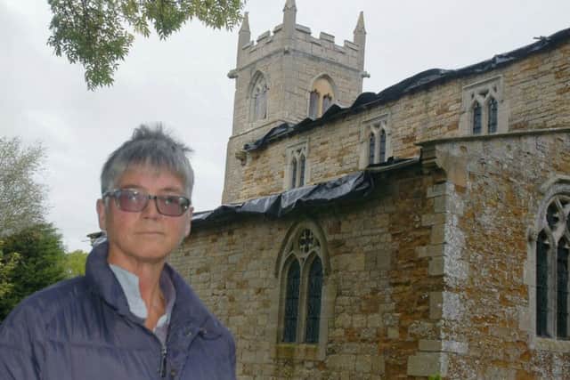 PCC member Julia Hawley at Wyfordby Church, where a Heritage Open Day will be held on Easter Monday EMN-190417-110054001