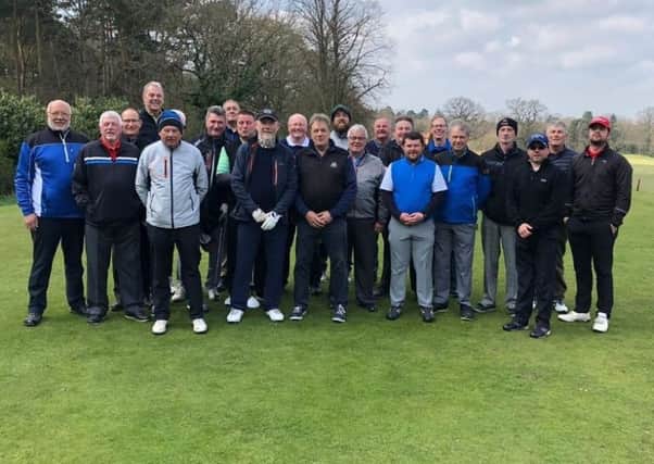 Melton GC's C team squad and guests at their Lincolnshire away weekend EMN-190423-153727002