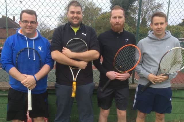Hamilton Tennis Club men's team made a fine start to their county league campaign EMN-190423-160942002