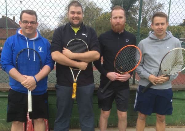 Hamilton Tennis Club men's team made a fine start to their county league campaign EMN-190423-160942002