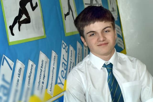 Charlie Goddard (15), a pupil of Melton's Long Field Academy who is to swim the English Channel as part of a charity challenge EMN-190429-161941001