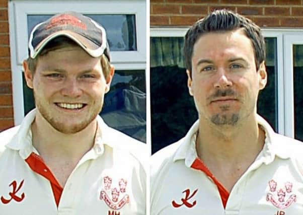 Myles Hickman (left) and James Pepperdine dismantled the Countesthorpe innings EMN-190705-160123002