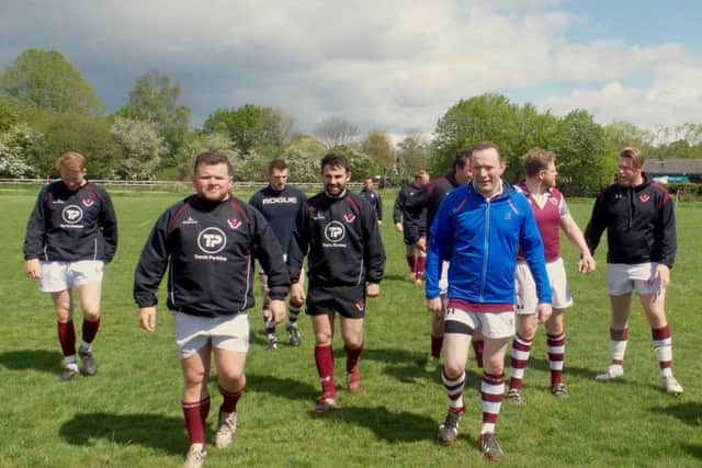Melton warm up before their second consecutive vets cup final EMN-190705-175818002