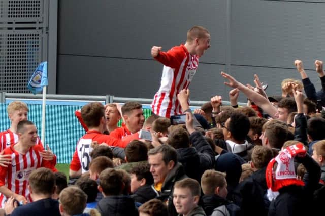 The ecstacy of winning English Schools football's top competition EMN-190513-100006002