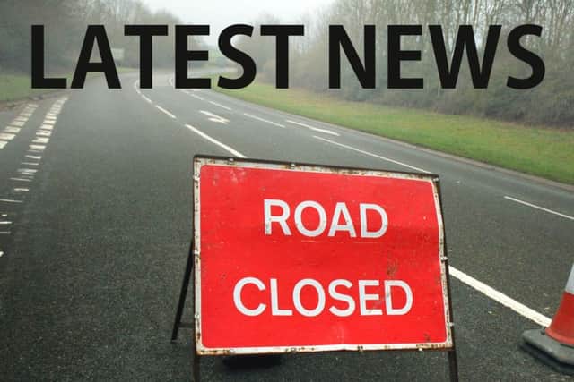 The road is closed following a serious collision EMN-190514-164517001
