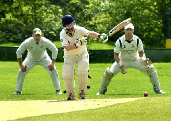 Egerton Park had to work hard for their runs on Sunday. Jacob Bates is at the crease EMN-190514-174251002