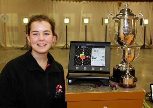 British champion Kim Tzabach. Picture: National Smallbore Rifle Association EMN-190515-124809002