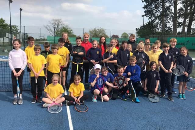 The Melton and Belvoir primary school aces who battled it out on the tennis court EMN-190516-100805002