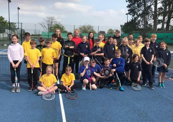 The Melton and Belvoir primary school aces who battled it out on the tennis court EMN-190516-100805002