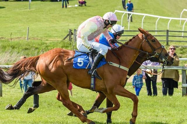 Pair of Jacks (George Greenock) edged out Singininthevalleys (Lucy Turner) in a titanic finish in the conditions race. Picture: Nico Morgan Media EMN-190515-171656002